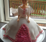 prinsessekage med fondant