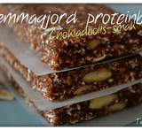 nyttiga proteinbars utan proteinpulver