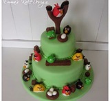 angry birds kake