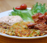 rösti med potatis och morötter