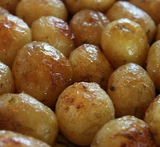 bakad potatis till grillat kött