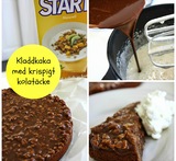 kladdkaka med kolatäcke