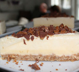 fryst cheesecake vit choklad