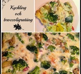 kyckling och broccoligratäng