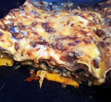 vegetarisk lasagne keso pesto