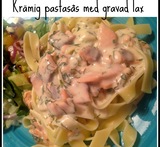 pastasås med gravad lax