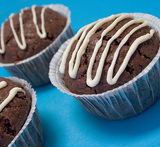 chokladmuffins med fyllning