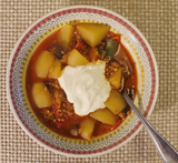 vegansk gulasch