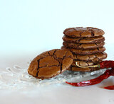 store lækre chokolade cookies