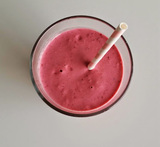 smoothie med skyr og spinat