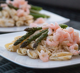 pasta med parmesansås