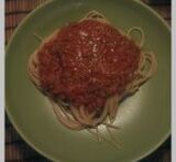 spagetti och köttfärssås lchf