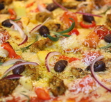 vegetarisk pizza