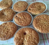 muffins med hallon och vit choklad