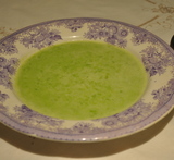 gröna ärtor soppa