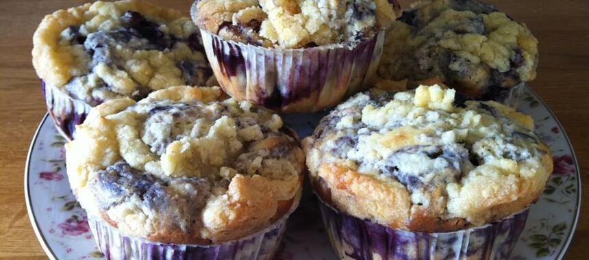 American Blueberry Muffins