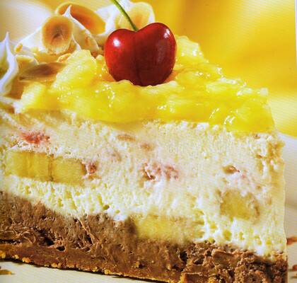 Banana split cheesecake