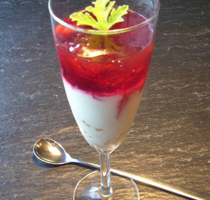 Hedvigs päronpannacotta