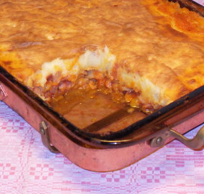 Shepherd´s hot dog pie