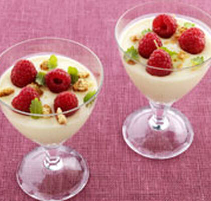 Fräsch gräddfilspannacotta