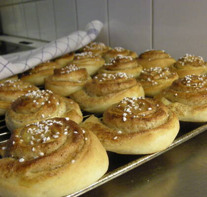 Många kanelbullar