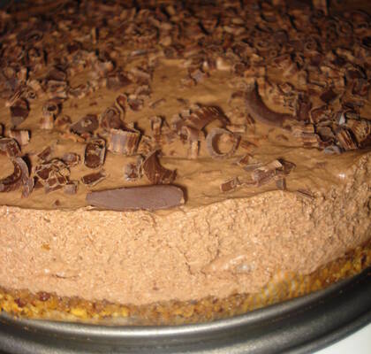 Chokladbakelse/Chokladcheesecake