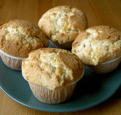 Vit choklad- & citronmuffins