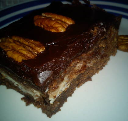 Supergoda brownies med chokladfrosting