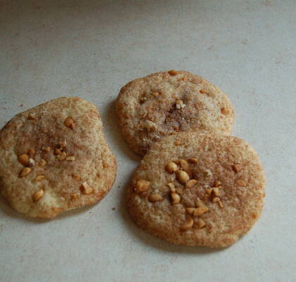 Double peanutbutter cookies