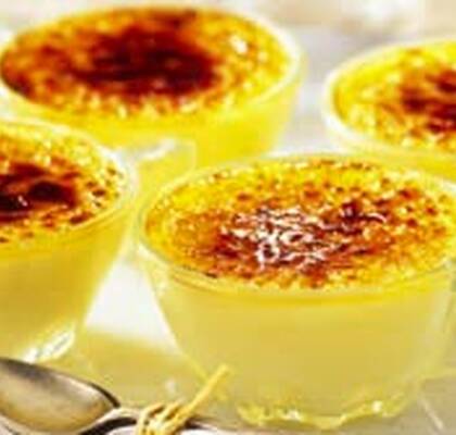 Mallorqinsk crème brulée