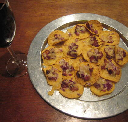 Nachochips med bacon