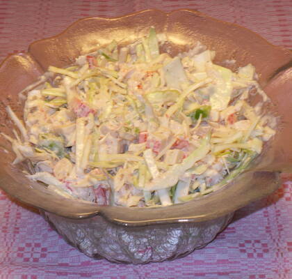 Crabstick coleslaw à-la Anderstam