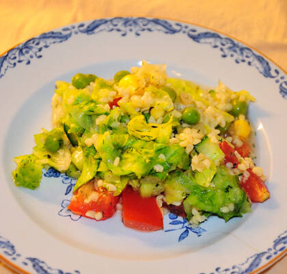 Svensk sallad a la bulgur