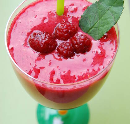 Nyttig Hallon smoothie