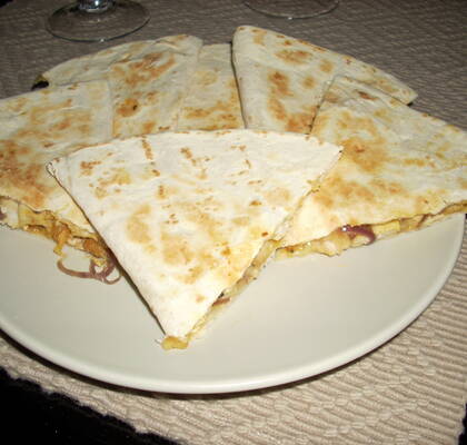 Quesadillas con Pollo