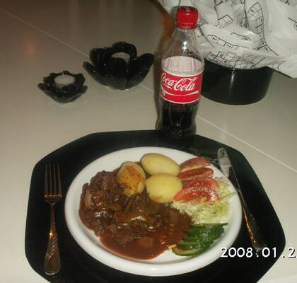 Köttgryta med Coca-Cola