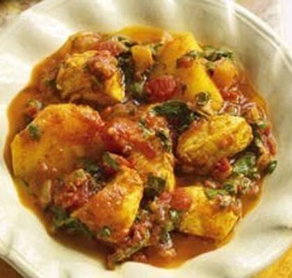 Slimming World's chicken and potato curry