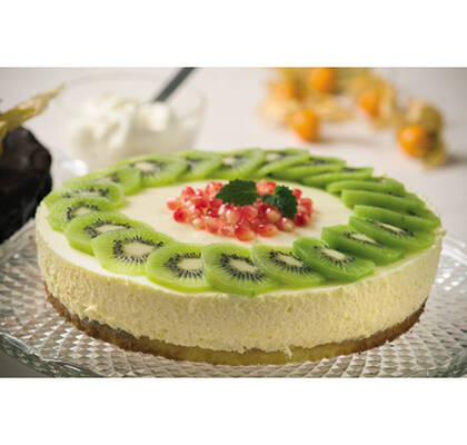 Cheescake med kiwi