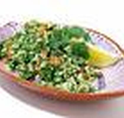 Buffé "meze"/ Tabbouleh med aprikoser