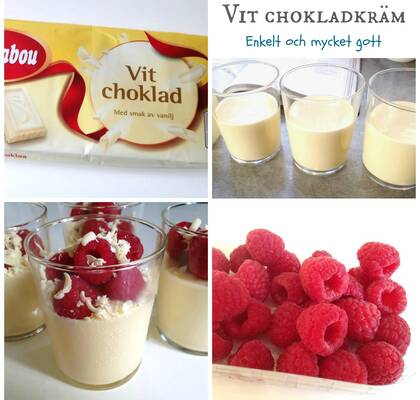 Madame Ediths vita chokladkräm