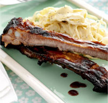 Spareribs & cole slaw