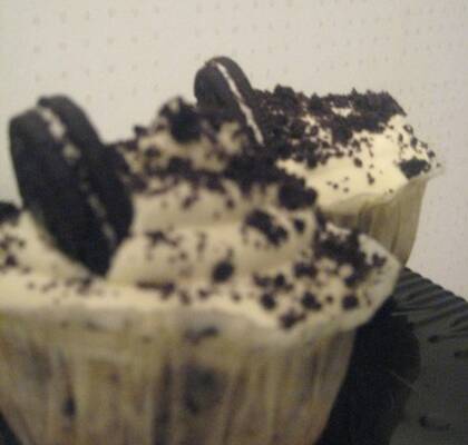 Cookies and cream cupcake