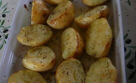 Ugnsrostad potatis med rosmarin