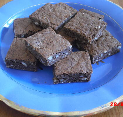 Valnötsbrownies