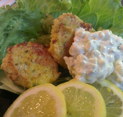 Crabcakes med tartarsås