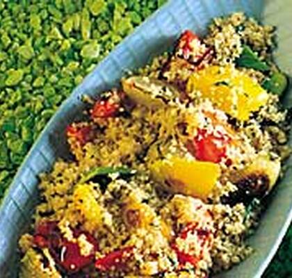 Couscous med grillade grönsaker