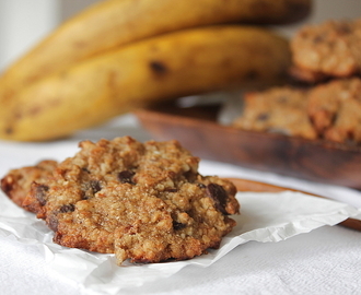 Banan Cookies m. chokolade