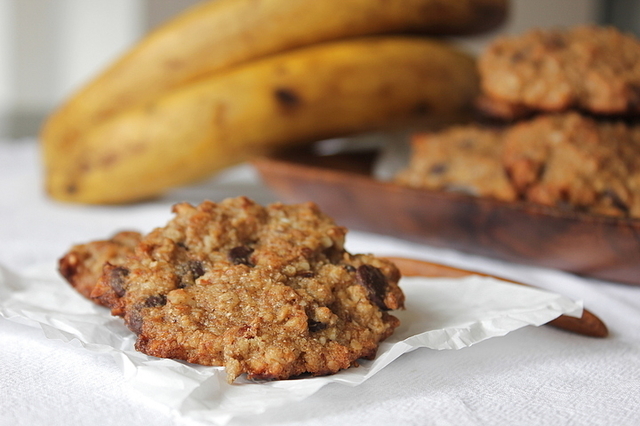 Banan Cookies m. chokolade