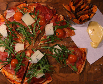 TORTILLAPIZZA MED FRITTER