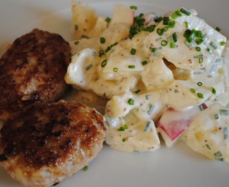 Frikadeller med kartoffelsalat